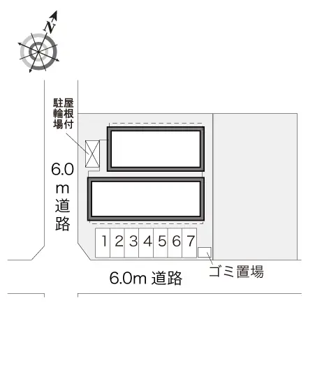 ★手数料０円★坂戸市千代田３丁目　月極駐車場（LP）